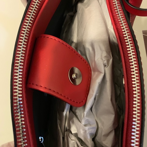 NEW Kenneth Cole Reaction Tote in Red with… - Picture 6 of 8